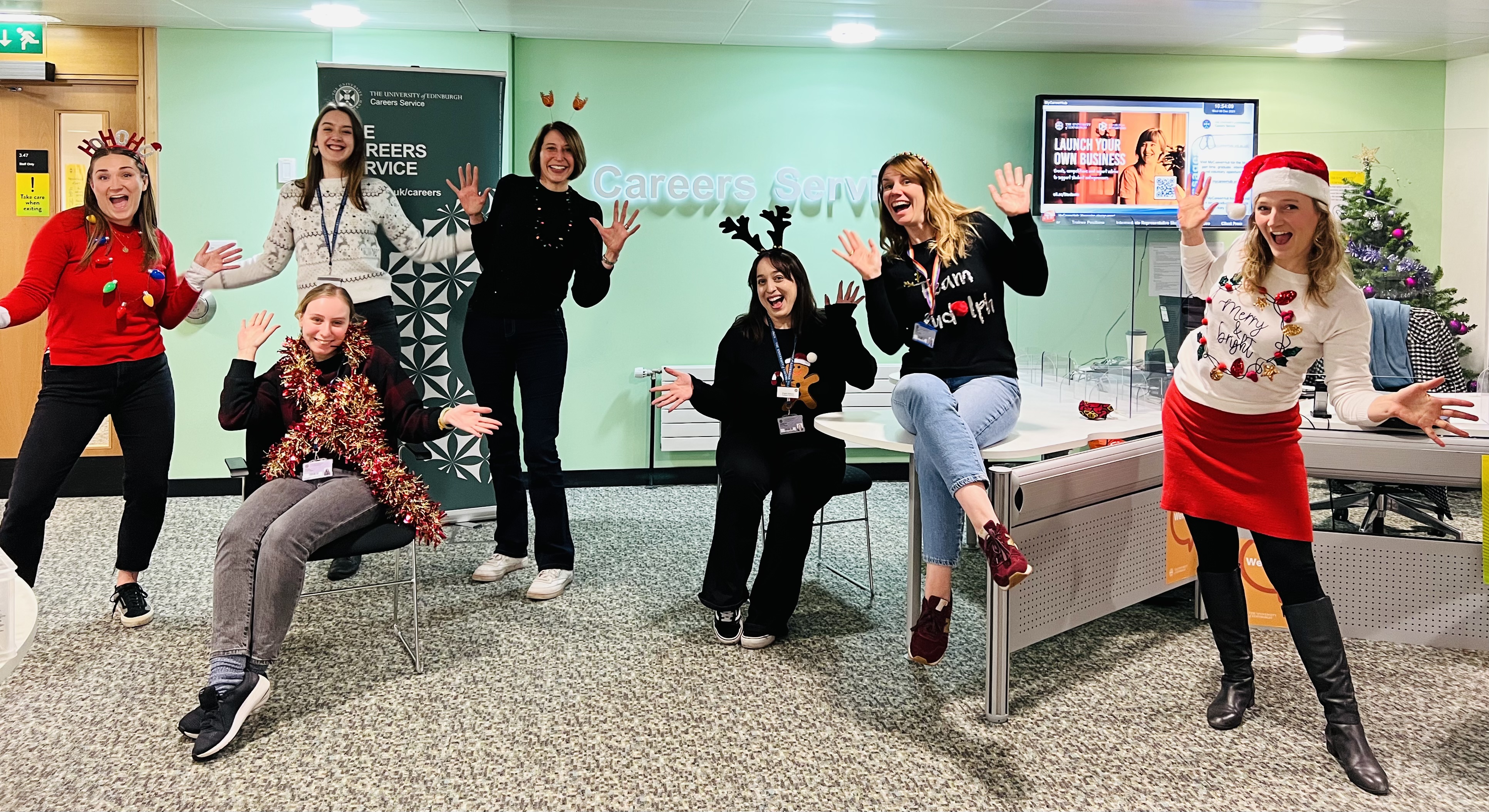 Employer Team Christmas Photo